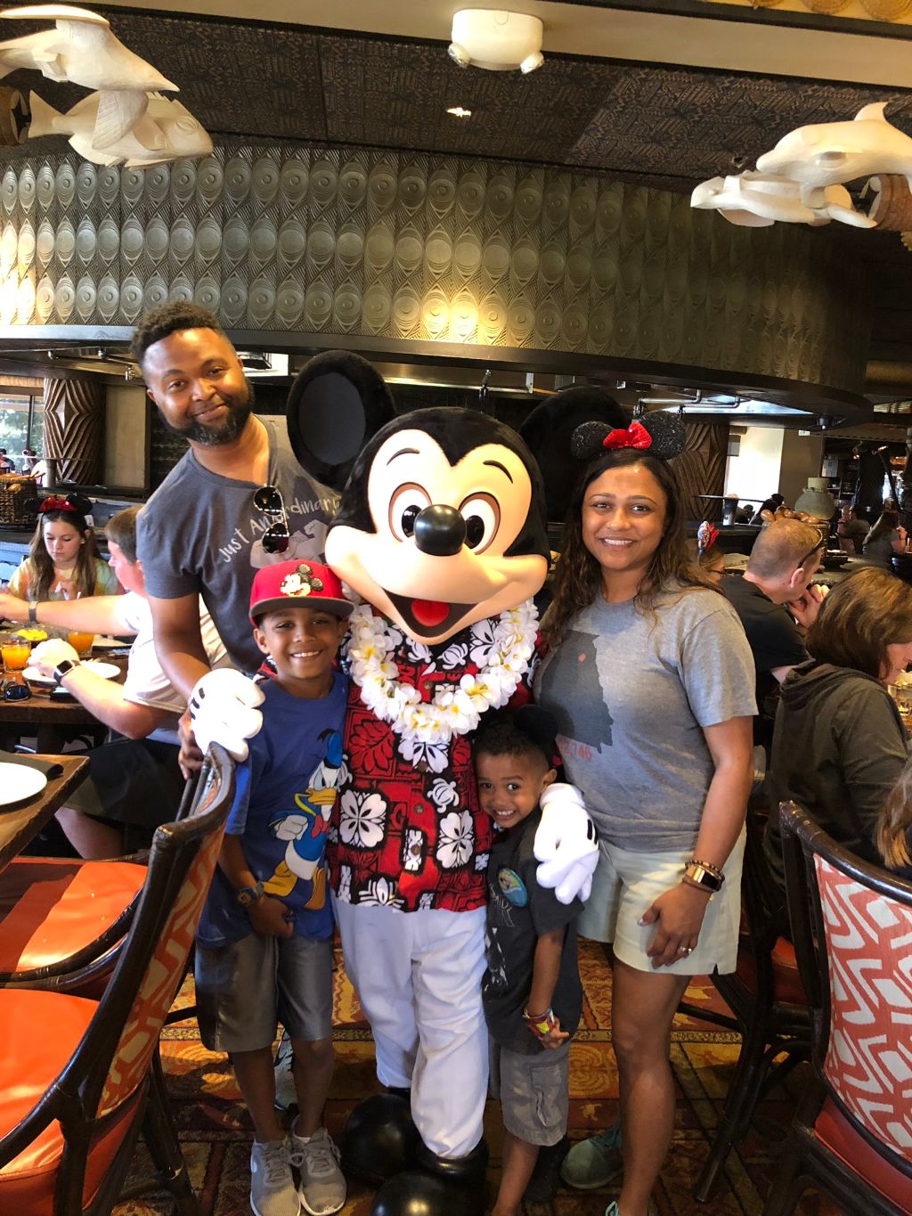 Ohana Mickey with The Cole Family