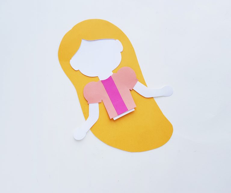 Princess Rapunzel Paper Doll Craft - Instant Impressions Travel Services