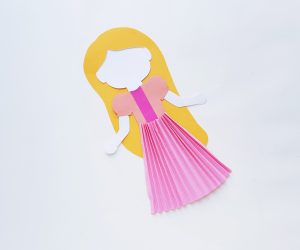 Princess Rapunzel Paper Doll Craft - Instant Impressions Travel Services